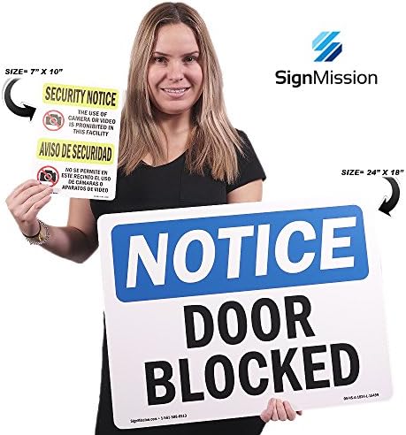 שלט הודעה על OSHA - דלת אש דלת זו אמורה להישאר סגורה | מדבקות תווית ויניל | הגן על העסק שלך, אתר הבנייה | מיוצר